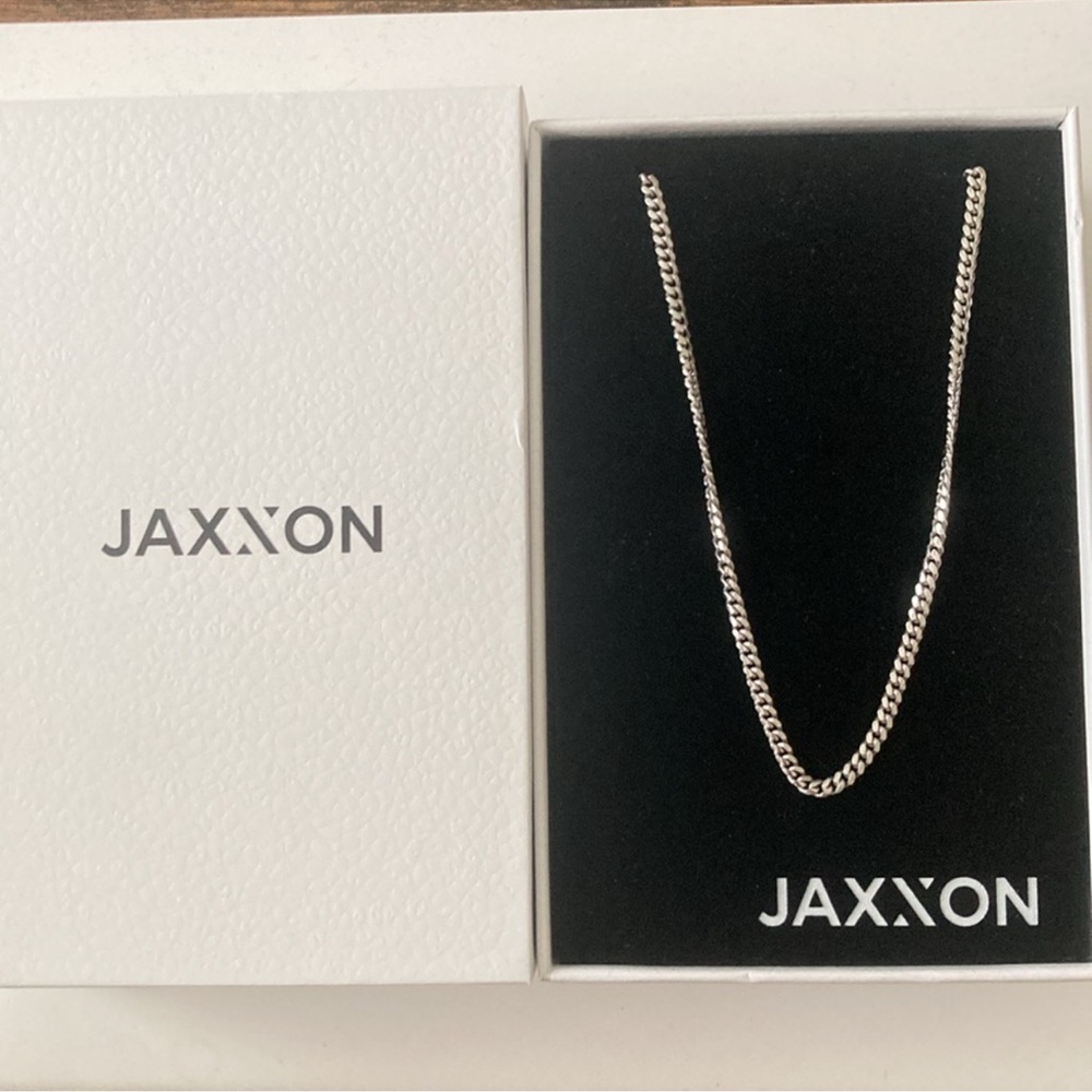 Jaxxon women's Cuban link necklace- 3mm
